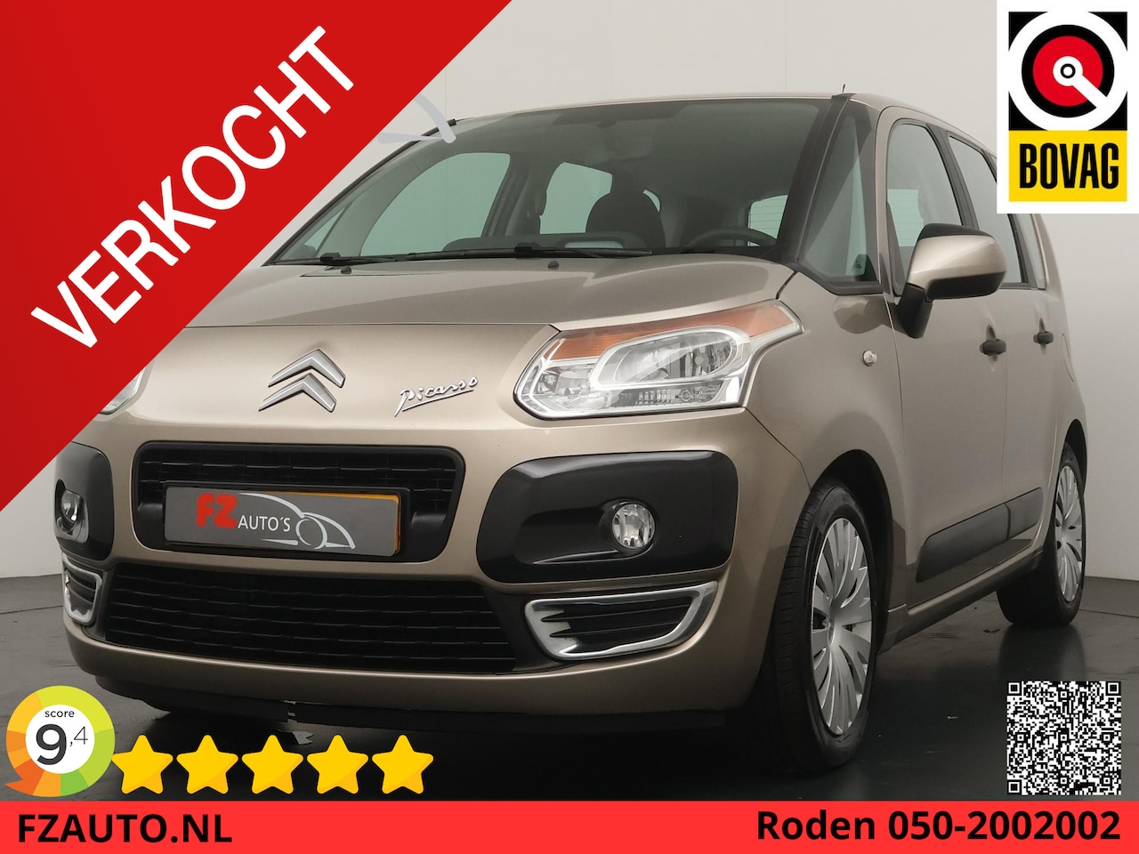 Citroën C3 Picasso - 1.4 VTi Aura - Airconditioning - Cruise Control - Radio - AutoWereld.nl