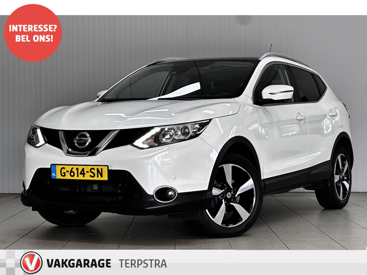 Nissan Qashqai - 1.2 N-Connecta/ Automaat!/ Pano-Dak!/ 18''LMV/ LED Dagrijverl./ Keyless/ DAB+/ Clima/ Navi - AutoWereld.nl