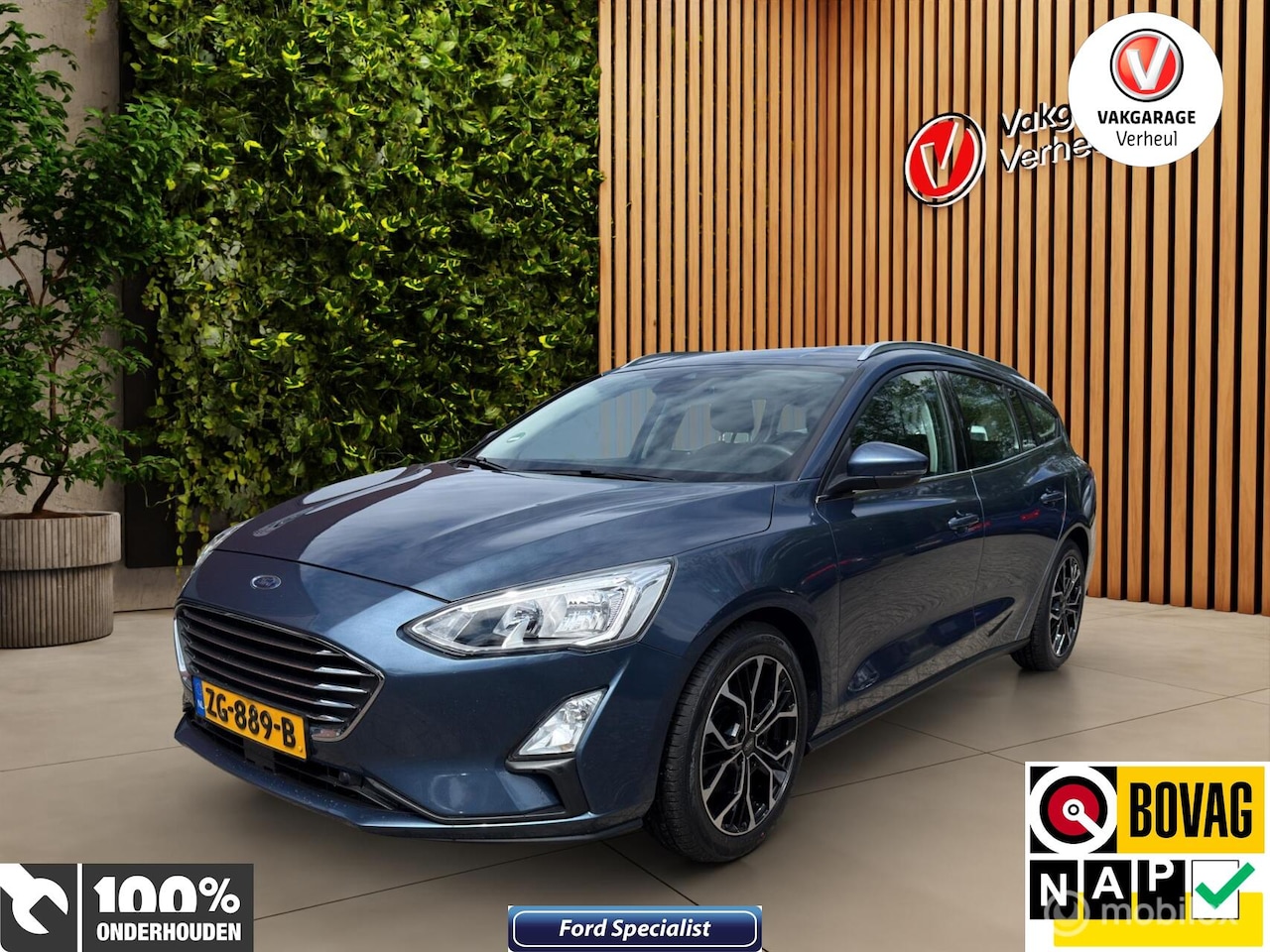 Ford Focus Wagon - 1.0 EcoBoost Titanium|125Pk|Autom|Navi|Nap - AutoWereld.nl