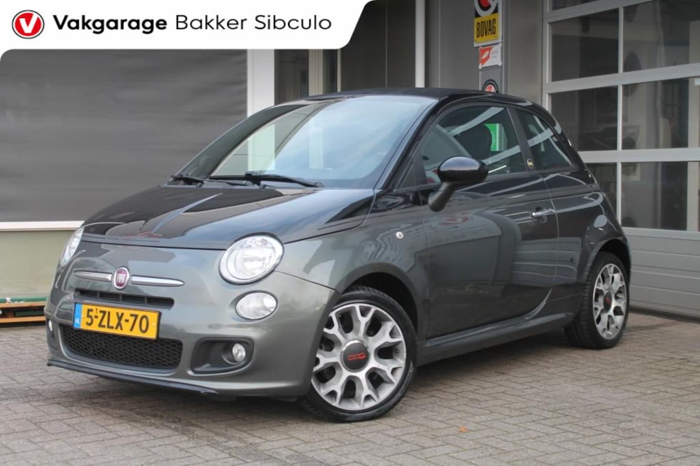 Fiat 500 C - 500 C 0.9 TWINAIR LOUNGE CABRIO GQ design uitvoering CLIMA LEER - AutoWereld.nl