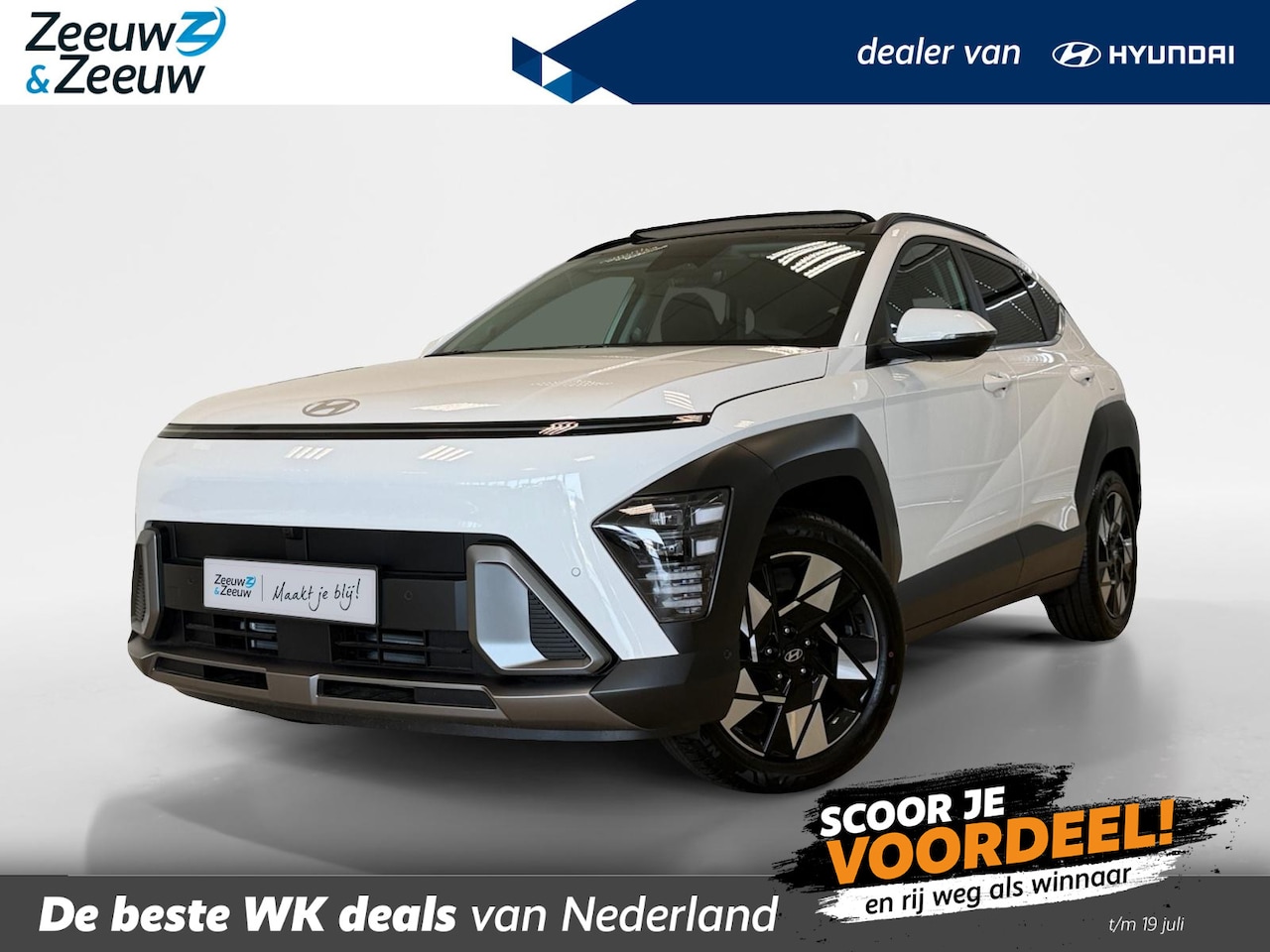 Hyundai Kona - 1.6 HYBRID | PREMIUM SKY | €5500 KORTING | DIRECT LEVERBAAR | - AutoWereld.nl