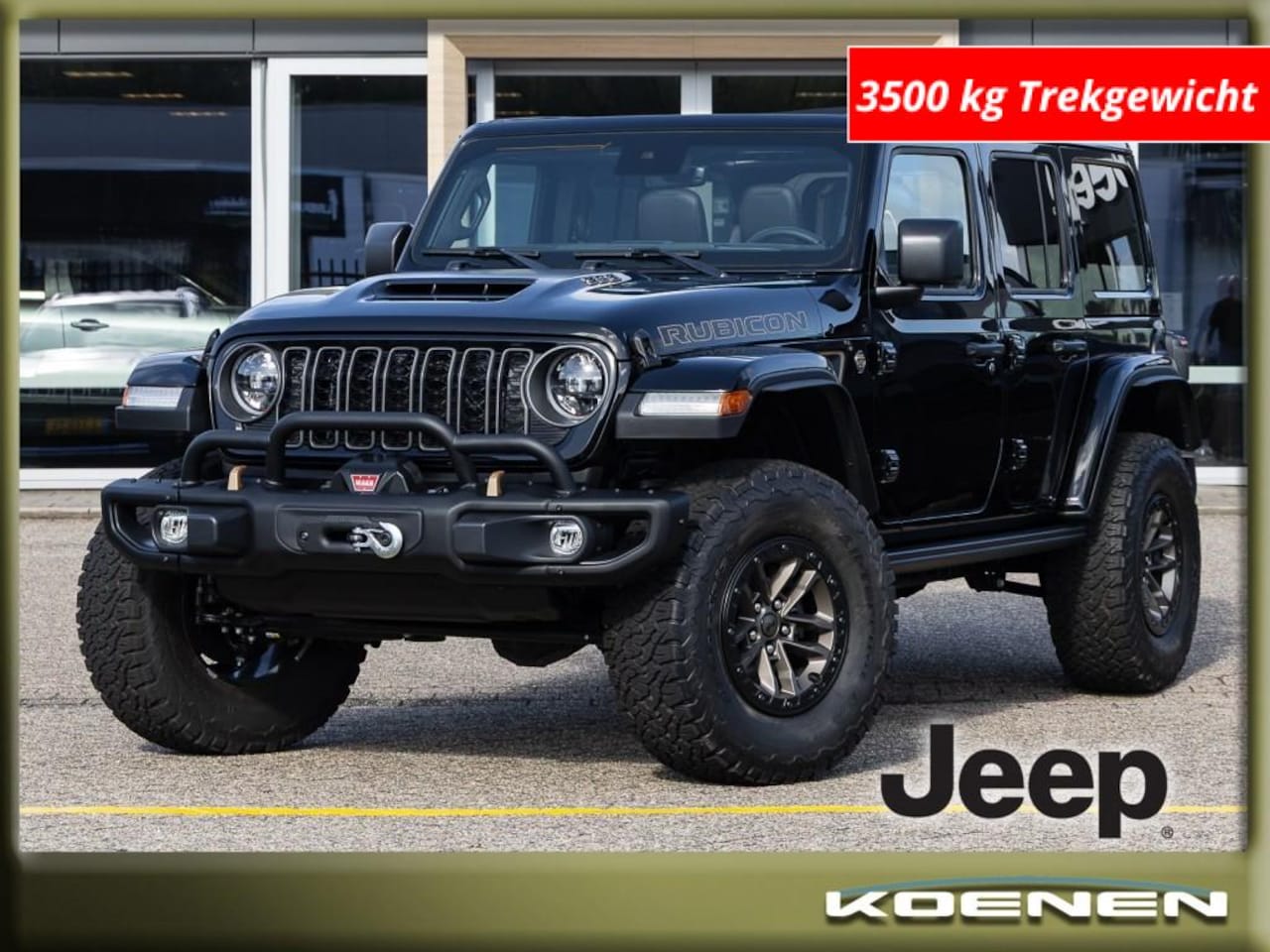 Jeep Wrangler - 392 Rubicon 6.4 V8 Final Edition / 3500Kg trekgew / My Sky dak / Grijs KT - AutoWereld.nl
