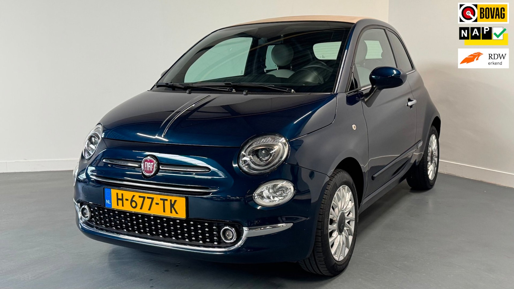 Fiat 500 C - 1.2 Star | NL-AUTO | CRUISE | CARPLAY + NAVI | PARKEERSENS. | - AutoWereld.nl