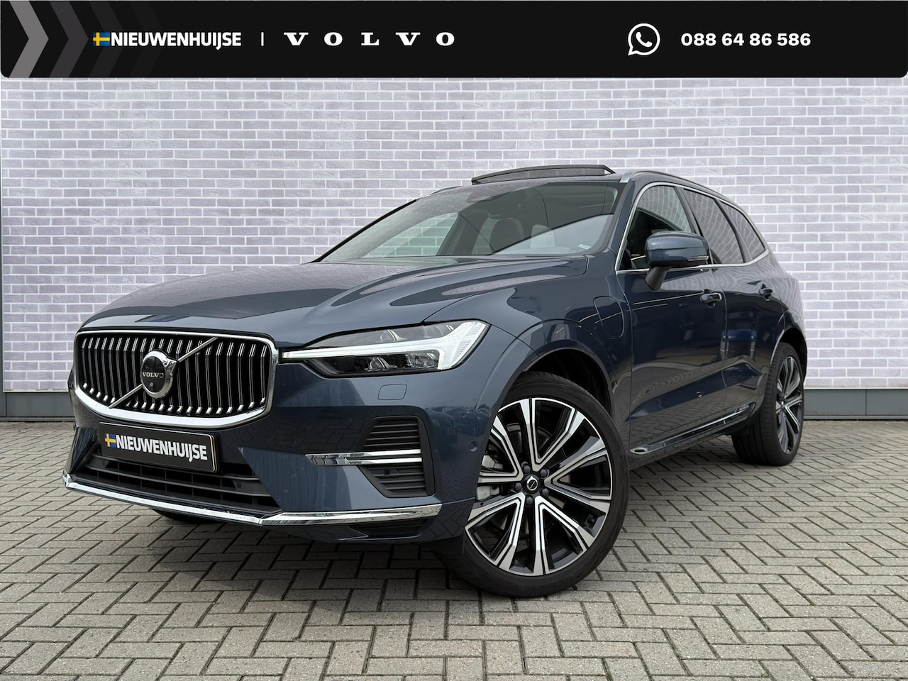 Volvo XC60 - 2.0 T8 Plug-in hybrid AWD Ultimate Bright | Schuif-/Kanteldak | 360 Camera | Adaptieve Cru - AutoWereld.nl