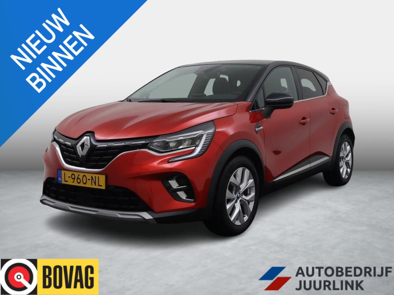 Renault Captur - 1.6T 160PK AUTOMAAT Plug-in Hybride Intens Trekhaak/4S.Banden/Camera/Nav/Ecc/Led/CarPlay/H - AutoWereld.nl