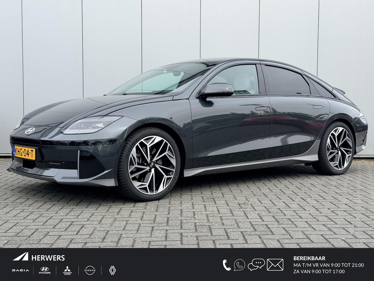 Hyundai IONIQ 6 - Connect 77.4 kWh / SOH 100% / Fabrieksgarantie tot 11-2028 / Wit Leder / 20 Inch All Seaso - AutoWereld.nl