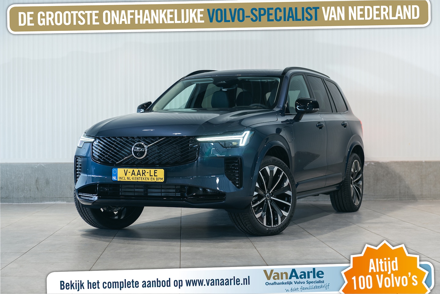 Volvo XC90 - T8 Aut. Plus Dark Luchtvering 360camera Stoelverwarming 455pk - AutoWereld.nl