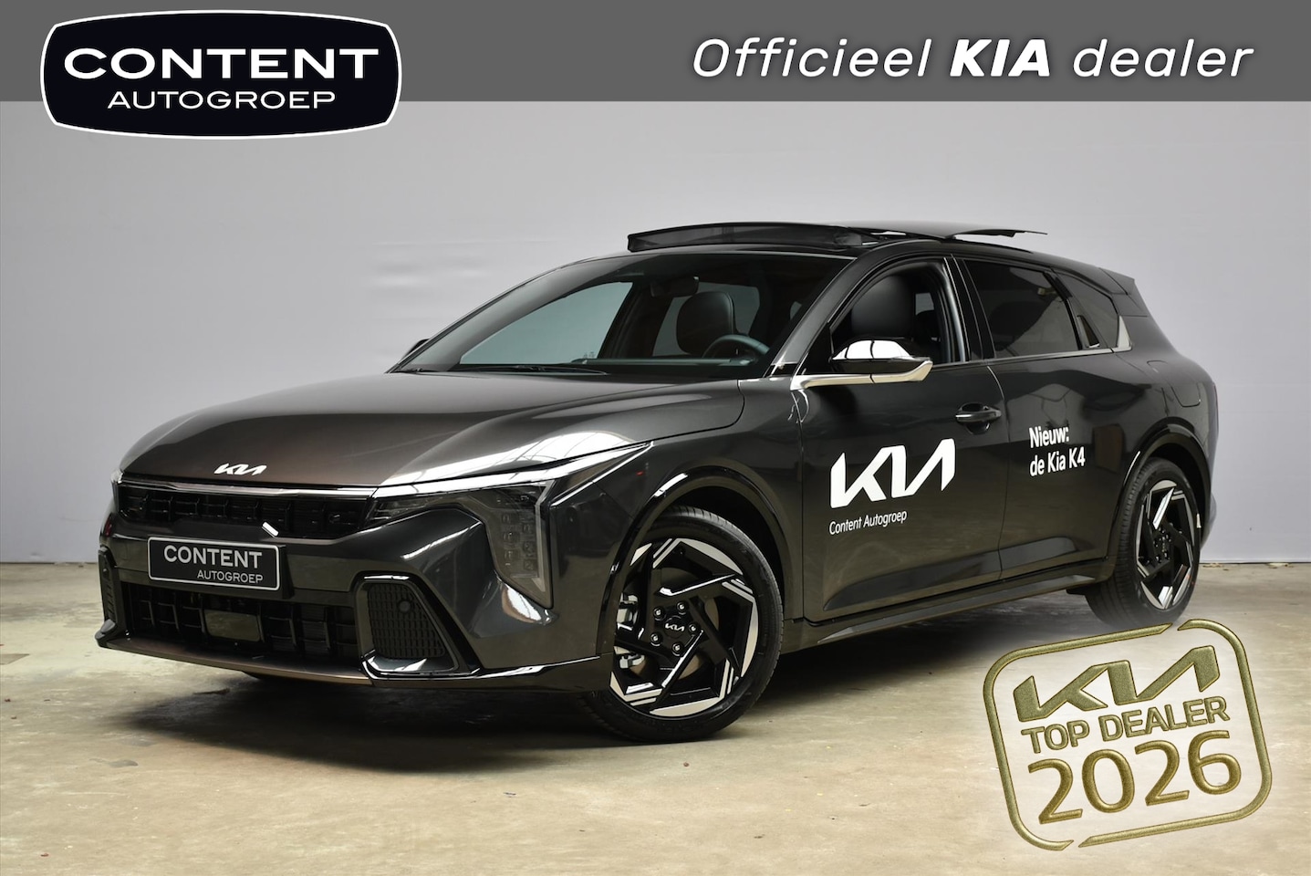 Kia K4 - 1.0 T-GDi MHEV 115pk DCT7 GT-Line Launch Edition (schuifdak) - AutoWereld.nl