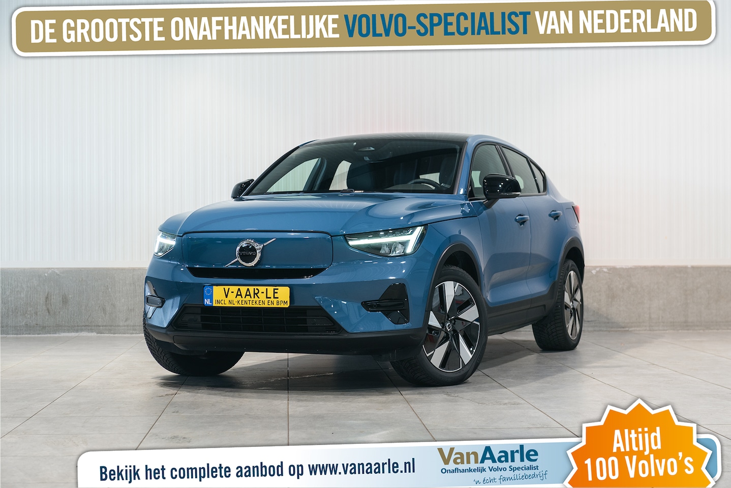 Volvo C40 - Aut. Recharge Twin Plus Dark 82 kWh SOH 99% ACC Stoelverwarming 408pk - AutoWereld.nl