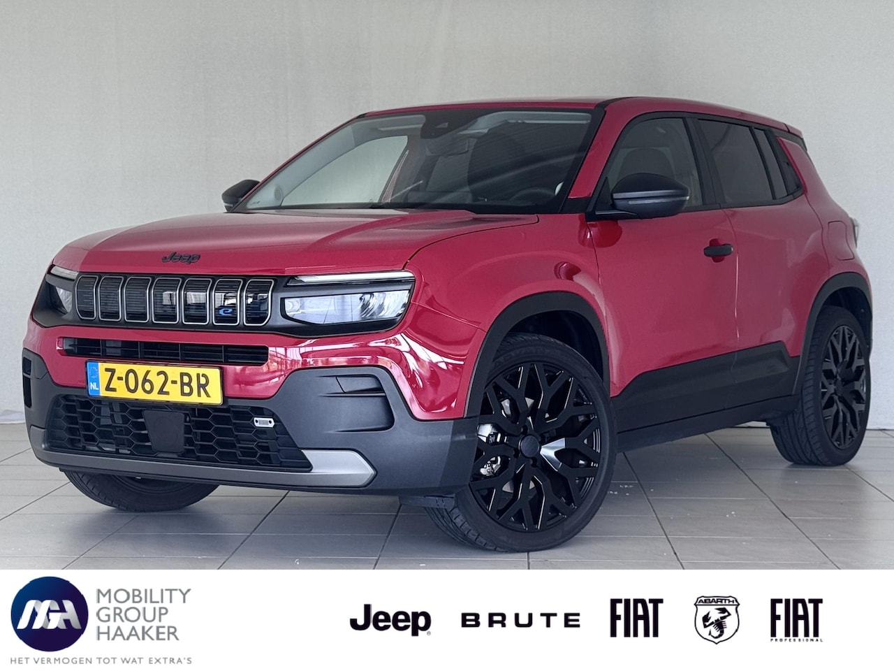 Jeep Avenger - BRUTE-Edition 54 kWh | Lederen bekleding | 20 inch Brute velgen - AutoWereld.nl
