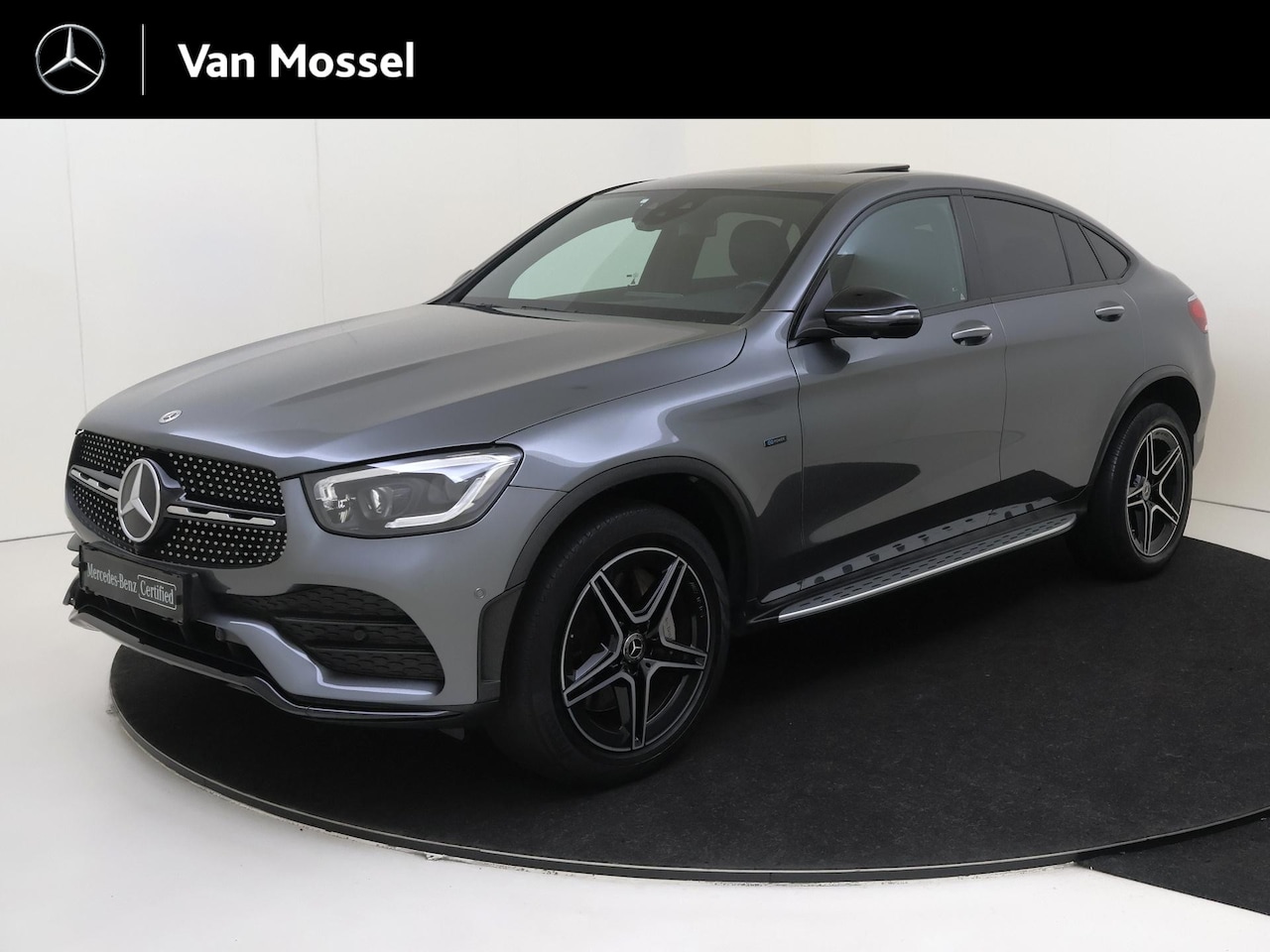 Mercedes-Benz GLC-klasse Coupé - 300e 4MATIC Business Solution AMG / Panaroma-dak / Burmester / Night-Pakket / 360Graden-Ca - AutoWereld.nl