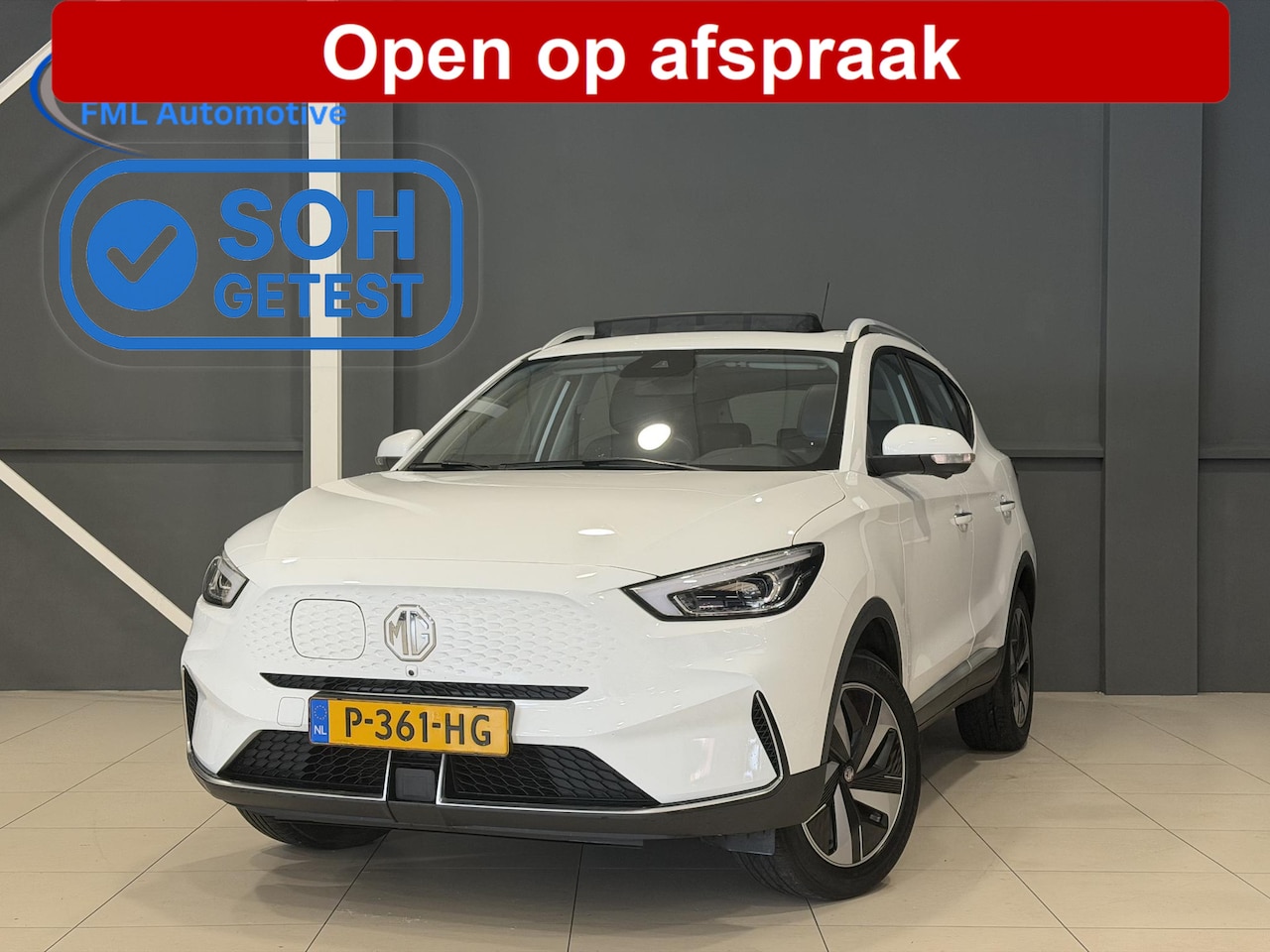 MG ZS - EV Standard Range Luxury 50 kWh | Panorama dak | SOH 84,75% | Trekhaak | - AutoWereld.nl