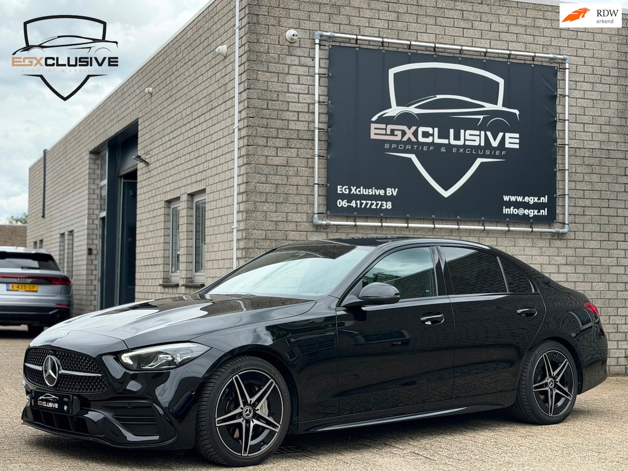 Mercedes-Benz C-klasse - 180 AMG Line CAMERA|SFEERVERLICHTING|Blindsport|Frontassist| - AutoWereld.nl