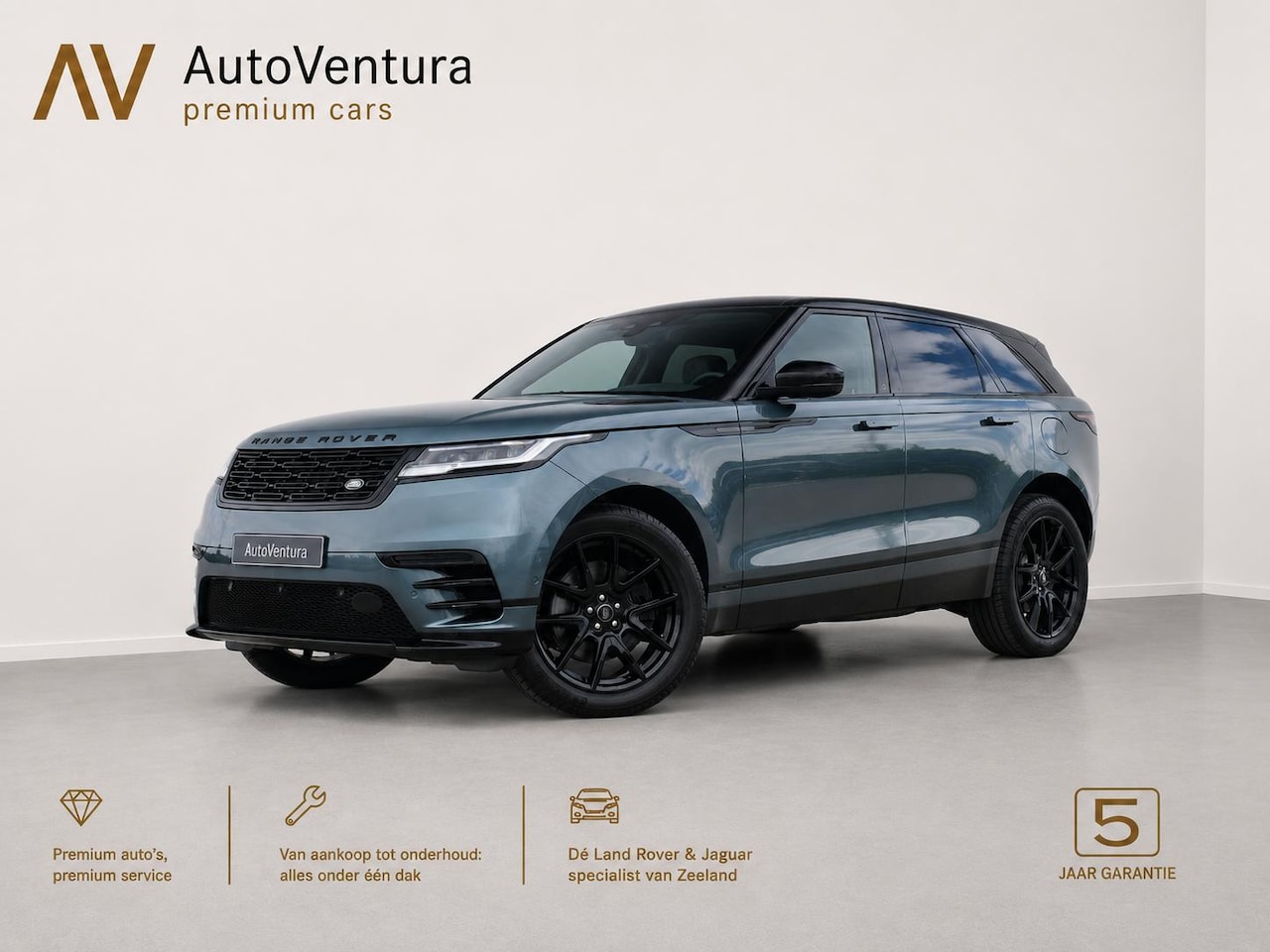 Land Rover Range Rover Velar - 2.0 P400e AWD Autobiography PHEV | Stuurwielverwarming | Stoelkoeling | Black Pack | Adapt - AutoWereld.nl