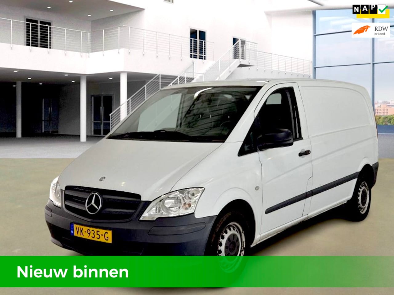Mercedes-Benz Vito - 110 CDI 320 *NETTO PRIJS €6400 * AIRCO LEDER 1E EIGENAAR NIEUWE APK INCL BTW - AutoWereld.nl