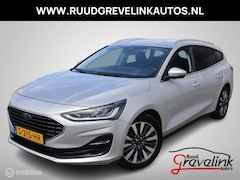 Ford Focus Wagon - EcoBoost 155 PK Hybrid (FACELIFT MODEL) Titanium X Navi Trekhaak Led DonkerGlas 17"Velg