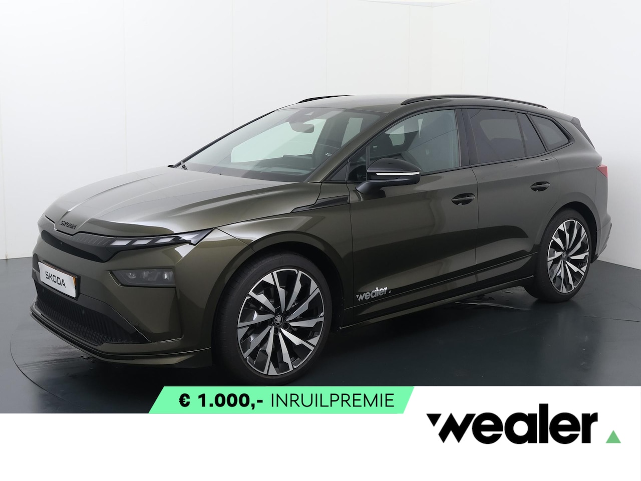 Skoda Enyaq iV - 60 Sportline 204 PK | 21" lichtmetalen velgen | Trekhaak | Head-Up Display | Light band | - AutoWereld.nl