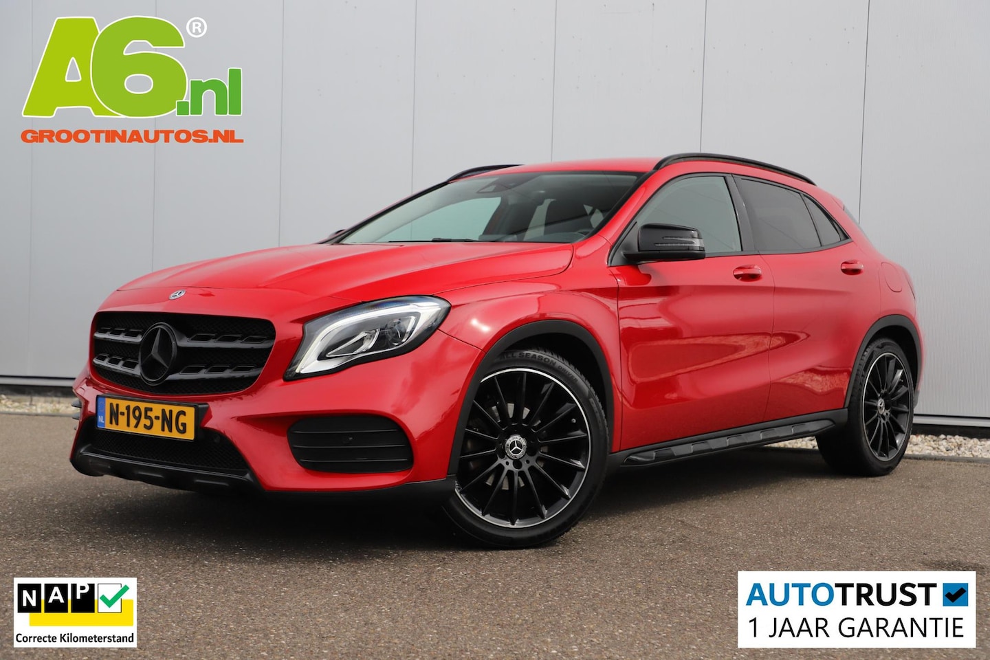 Mercedes-Benz GLA-Klasse - 200 Premium Plus AMG Automaat 19 inch LM Leder Sportstoelen Navigatie Clima Cruise Carplay - AutoWereld.nl