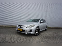 Mazda 6 Sportbreak - 2.5 S-VT GT-L Climate / Navi / Cruise / Stoelverw. / Parkeers. / Lm velgen / Trekhaak