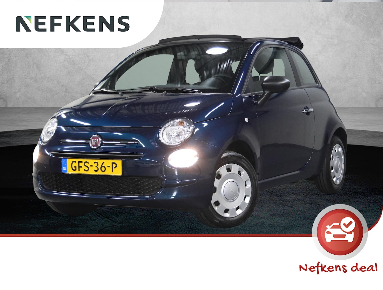 Fiat 500 C - 69PK Hybrid Urban | 1ste eigenaar | Cabriodak | Airco | Bluetooth | DAB Radio | LED | Isof - AutoWereld.nl