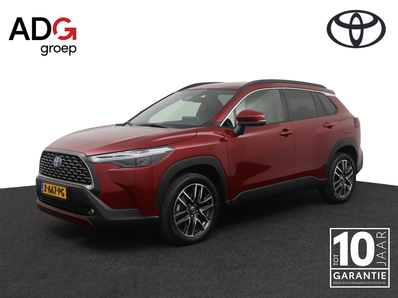 Toyota Corolla Cross - Hybrid 140 Style | leder / Stof bekleding | Stoelverwarming | Electrische achterklep | - AutoWereld.nl