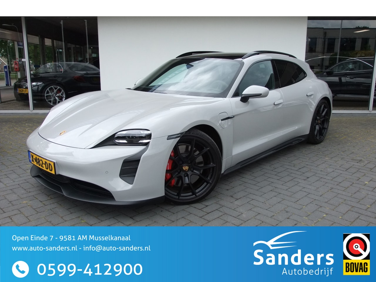 Porsche Taycan Sport Turismo - NL auto/ Porsche Approved/ GTS uitvoering/ Bose/ Panorama GTS 93 kWh - AutoWereld.nl