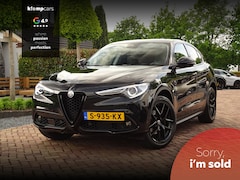 Alfa Romeo Stelvio - 2.0 T AWD 280PK | Raggazzon | Zeer Netjes | Leer | All-Black | Ti-Difusser