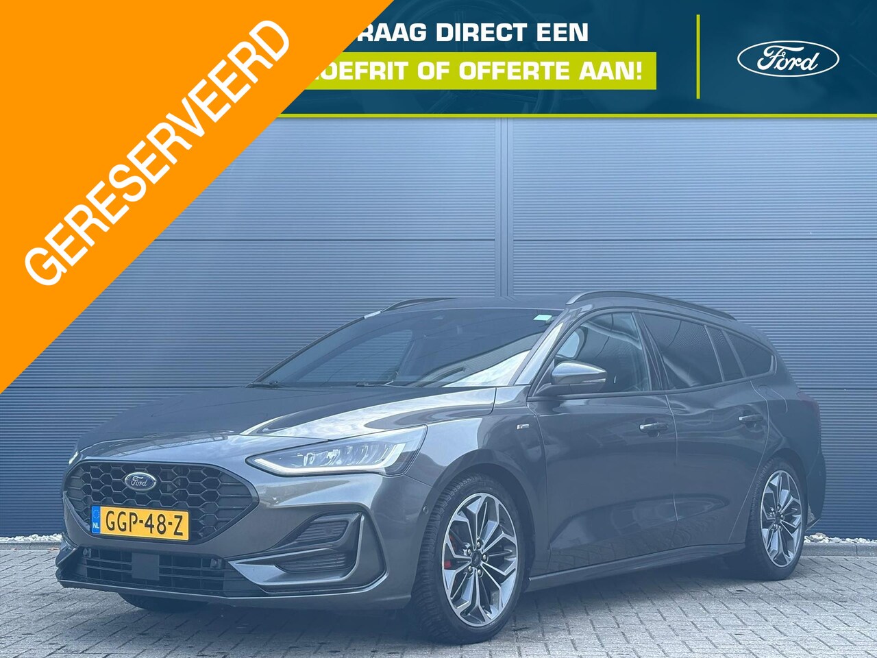 Ford Focus Wagon - 1.0 EcoBoost Hybrid 155pk Powershift ST-Line X 18 inch velgen | Asaptive cruise control - AutoWereld.nl