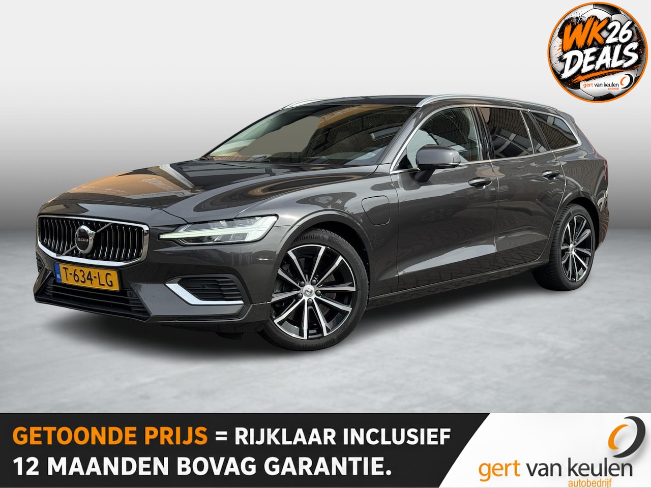 Volvo V60 - 2.0 T6 Plug-in hybrid AWD Core Bright LONG RANGE/NL-AUTO/1E EIG. - AutoWereld.nl