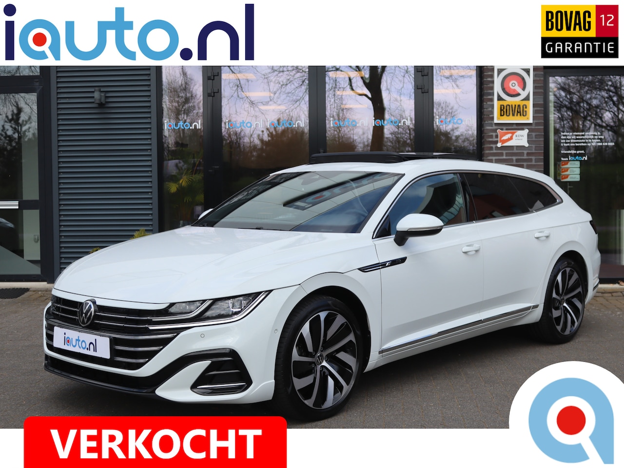 Volkswagen Arteon Shooting Brake - 1.4 TSI eHybrid R-Line Pano/IQ.Light/Navi Pro/Keyless/Elek. lederen R Sportstoelen/DCC/ACC - AutoWereld.nl