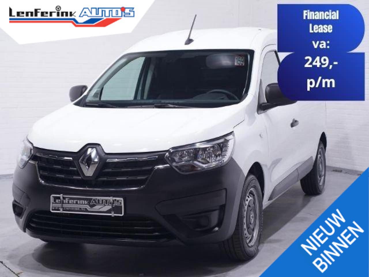 Renault Kangoo Express - 1.3 TCe 100 pk Benzine L1 Airco Audio met Bluetooth, Elek. Pakket, PDC achter, 2-Zits - AutoWereld.nl