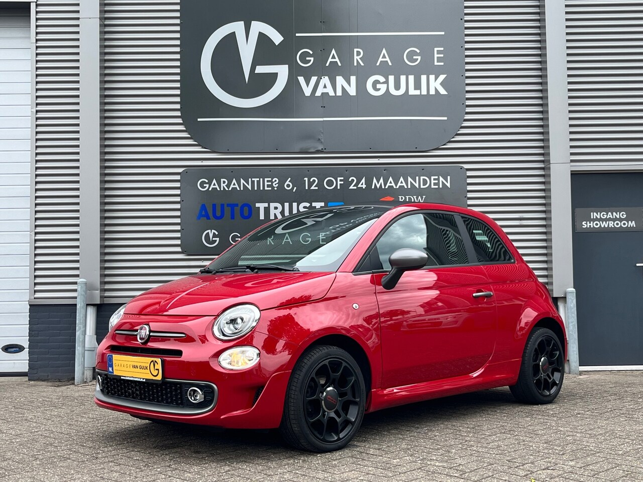 Fiat 500 C - 1.2 Cabriolet,Airco,Cruise,Lmv,ElektrRamen,Stuurbed,Usb,CitySteering,Bluetooth,Parkeersens - AutoWereld.nl