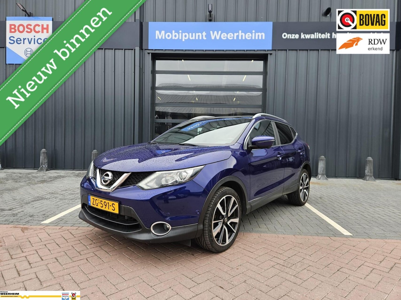 Nissan Qashqai - 1.2 Tekna 17" automaat | pano-dak | zeer netjes! - AutoWereld.nl