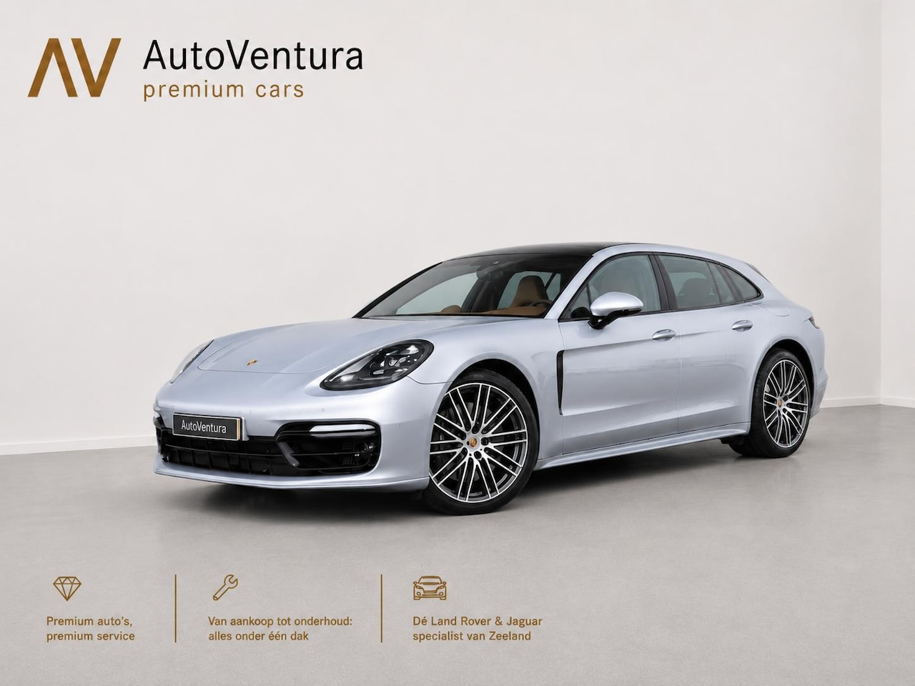 Porsche Panamera Sport Turismo - 2.9 4 E-Hybrid | Achteras besturing | Stoelventilatie | Pano schuifdak | Stuurwielverwarmi - AutoWereld.nl