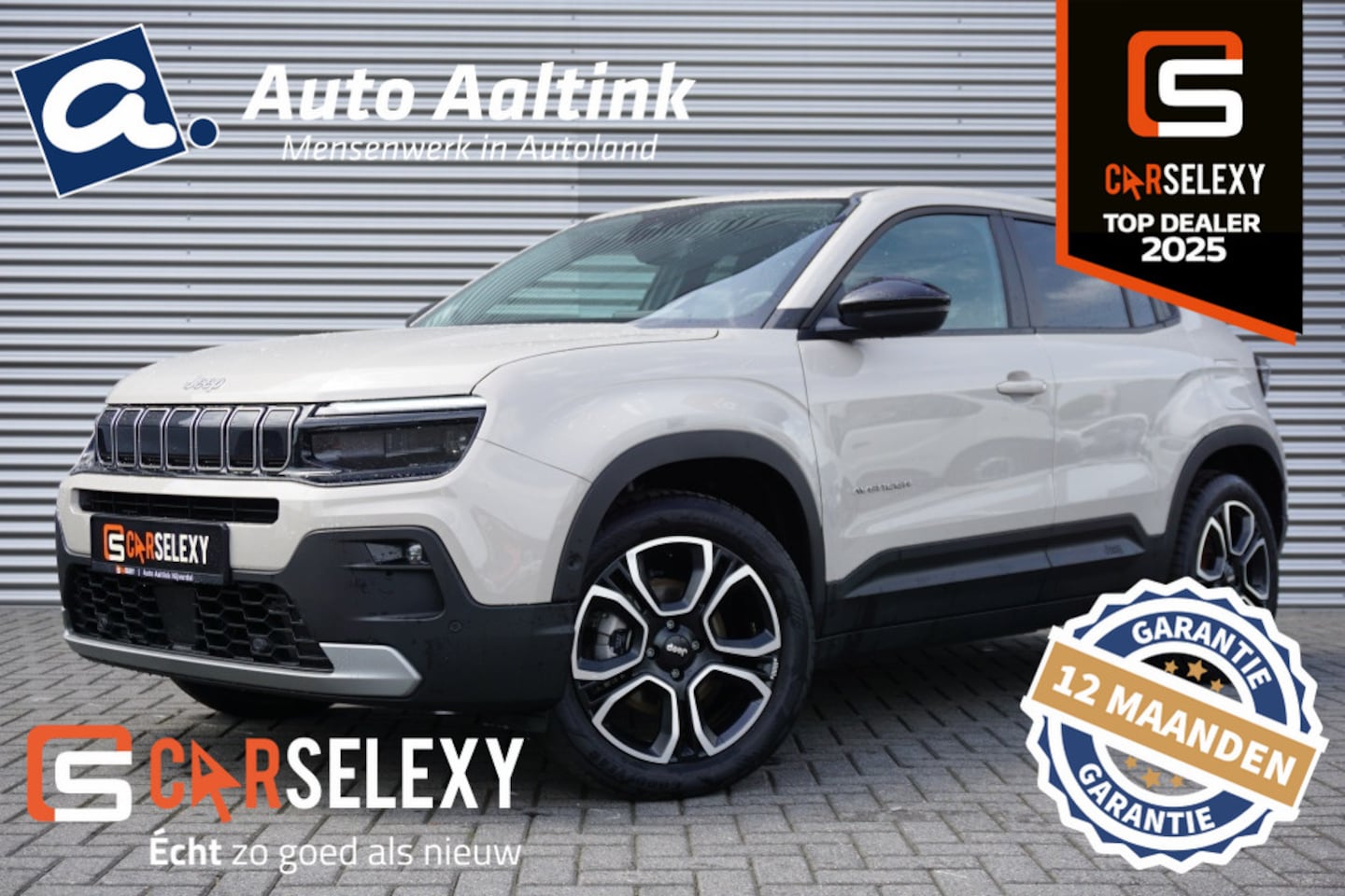 Jeep Avenger - Summit 54kWh 400KM ACTIERADIUS | MEEST LUXE UITVOERING!! - AutoWereld.nl