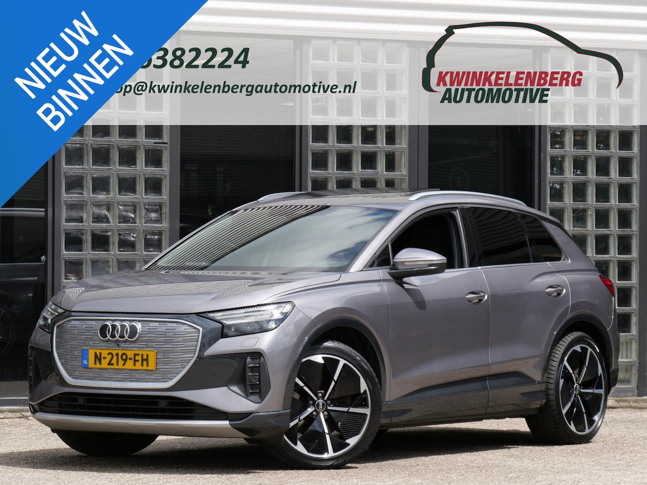 Audi Q4 e-tron - 40 LAUNCH ED. ADVANCED PLUS/ PANORAMADAK/ TREKHAAK / ELEKT. STOELEN/ ADAPTIVE CRUISE - AutoWereld.nl