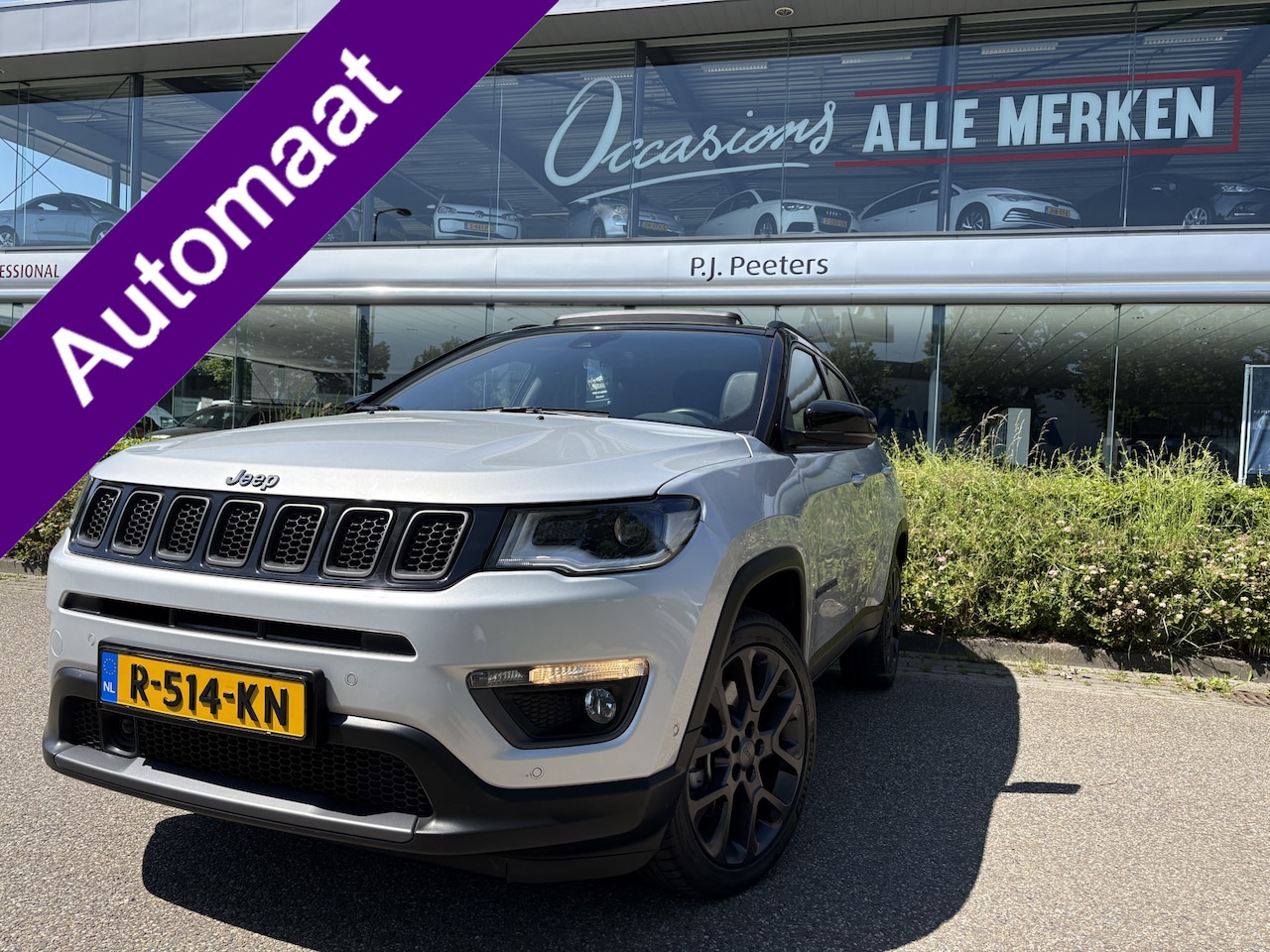 Jeep Compass - 4xe 240 Plug-in Hybrid Electric Trailhawk Airco - Schuif/kanteldak - Achteruitrijcamera - - AutoWereld.nl