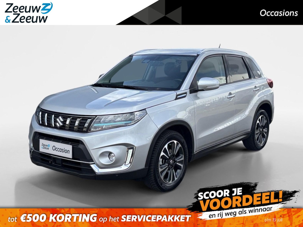 Suzuki Vitara - 1.5 - 115PK Hybrid Style AllGrip Automaat | 4WD | Schuif/Kantel Dak | Navi | Camera | Appl - AutoWereld.nl