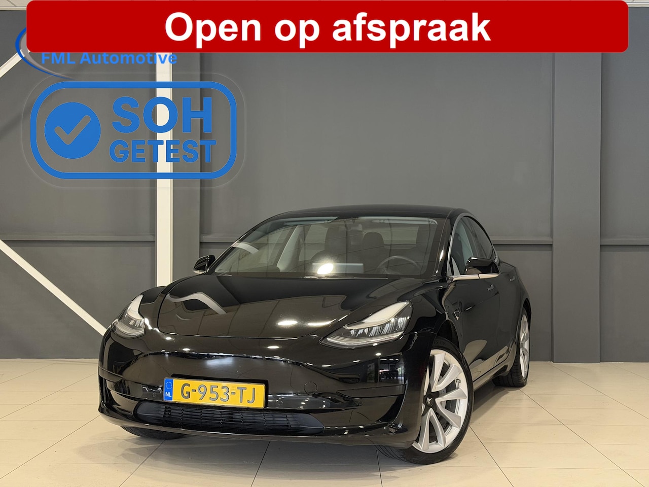 Tesla Model 3 - Standard RWD Plus 60 kWh | Lichtmetalen velgen | SOH 74,8% | Leder | - AutoWereld.nl