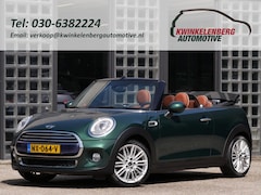 MINI Cabrio - 1.5 COOPER/ CAMERA/ H&K AUDIO/ BRITISH RACING GREEN MET BRUIN LEDER