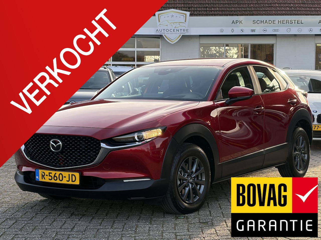 Mazda CX-30 - 2.0 e-SkyActiv-G M Hybrid Comfort TREKHAAK | CAMERA | LEER | NAVI | KLIMA | BOVAG !! - AutoWereld.nl