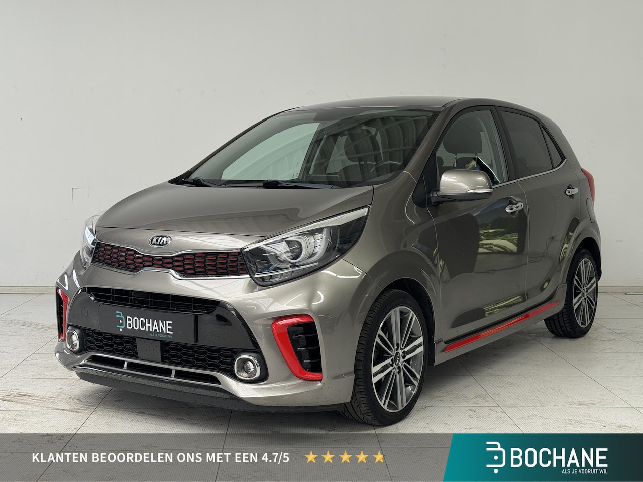 Kia Picanto - 1.0 T-GDI GT-Line | Navigatie | Achteruitrijcamera | Lichtmetalen Velgen 16" | - AutoWereld.nl