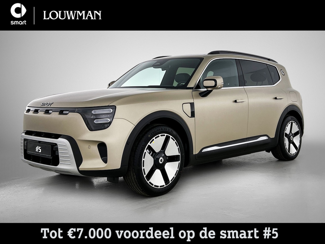 Smart #5 - Premium 100 kWh | Duoleer | Adapt. cruise control | Sennheiser®-audiosysteem | 360°-camera - AutoWereld.nl