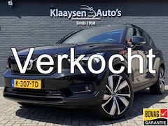 Volvo XC40 - Recharge P8 AWD 408 pk R-Design | 1e eigenaar | dealer onderhouden | panoramadak | trekhaa