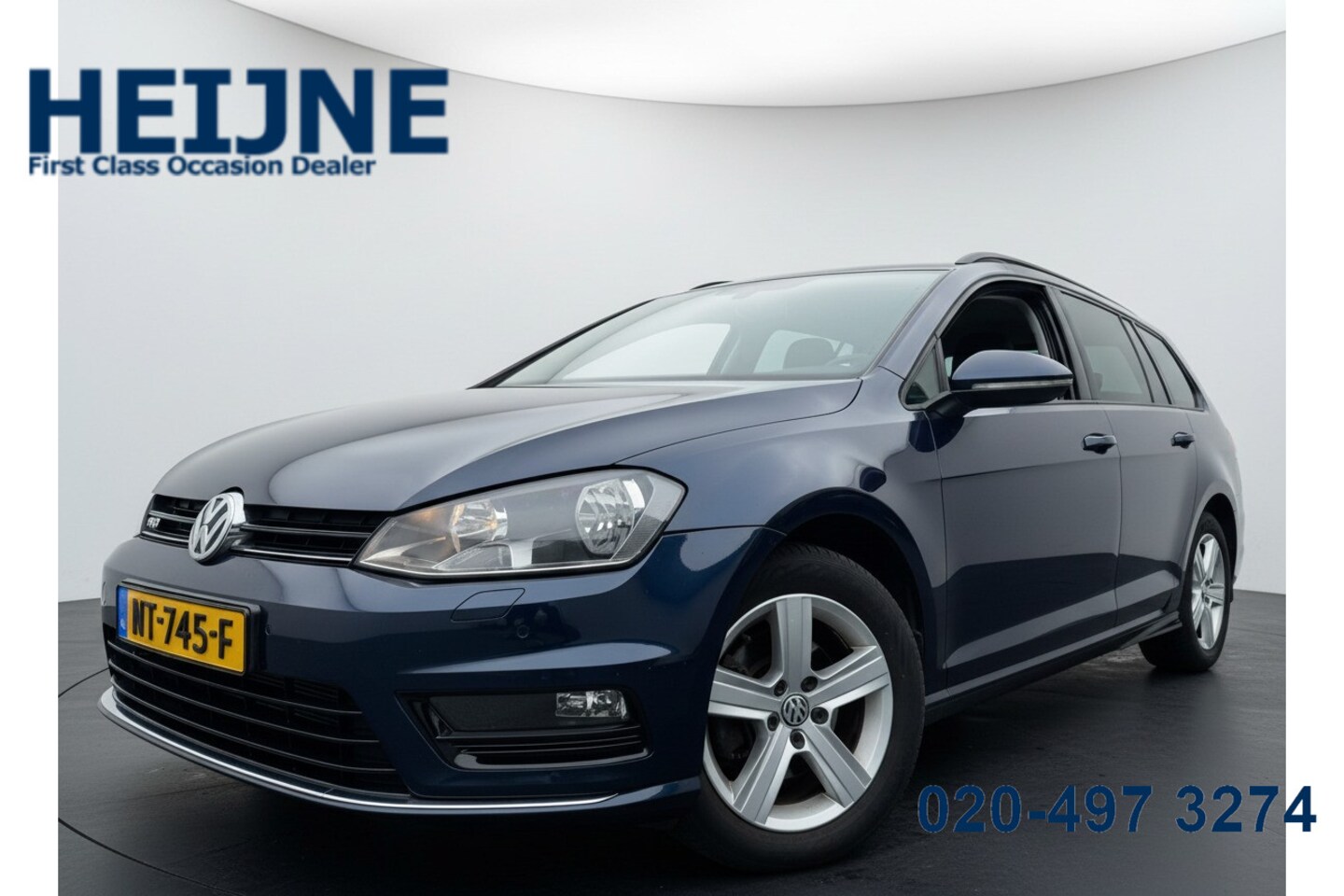 Volkswagen Golf Variant - 1.4 TSI 125PK BUSINESS CONNECTED R-LINE LEDER/NAVI/PARKEERSENSOREN - AutoWereld.nl