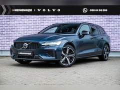 Volvo V60 - 2.0 T6 Plug-in hybrid AWD Ultra Dark | Schuif-/kanteldak | Head Up Display | Donker Glas |