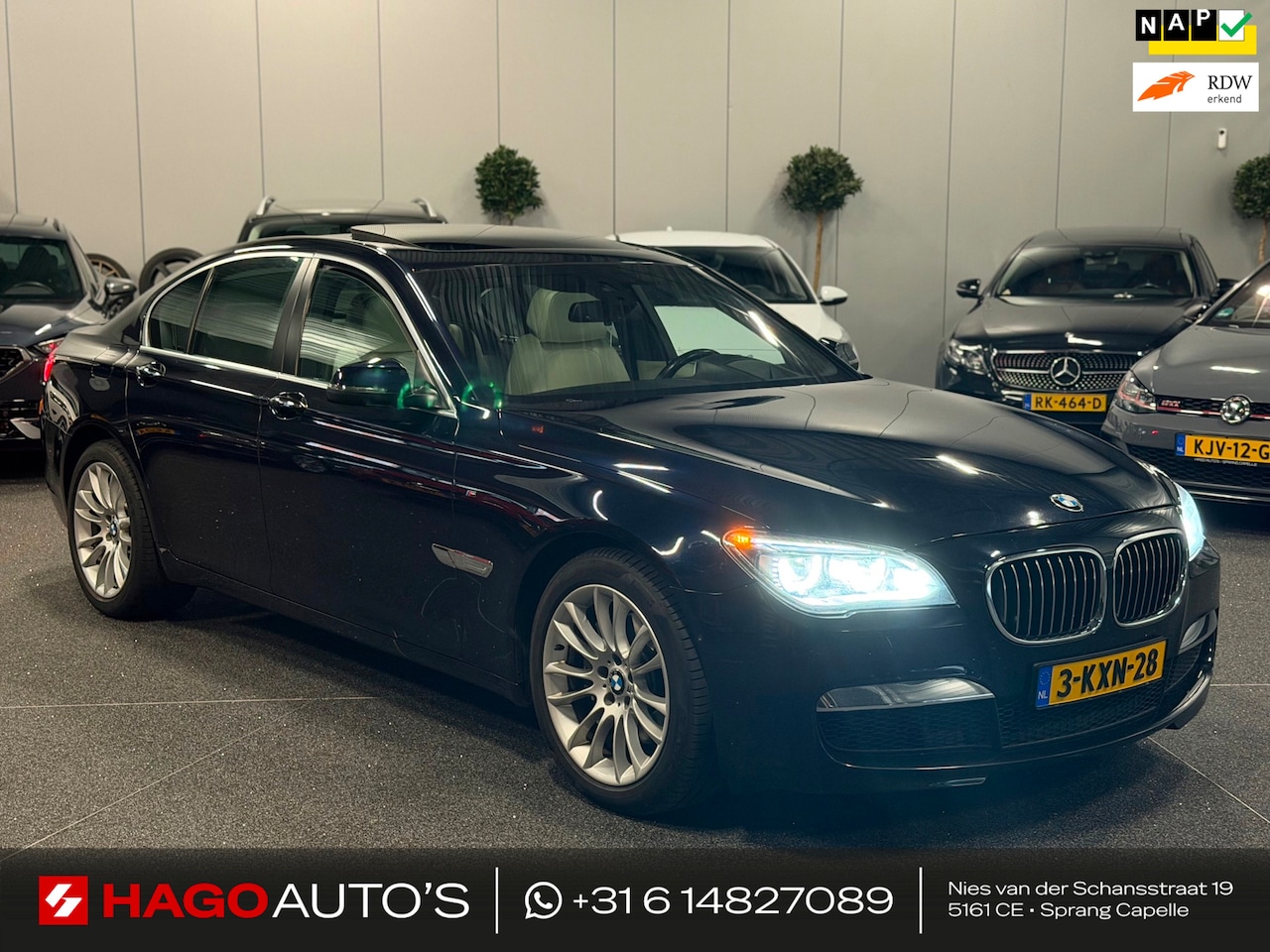 BMW 7-serie - 740i High Executive M-Pakket LED/LEDER/SCHUIFDAK/NAVI/SOFTCLOSE/HUD/H-K/MEMORY/360C - AutoWereld.nl