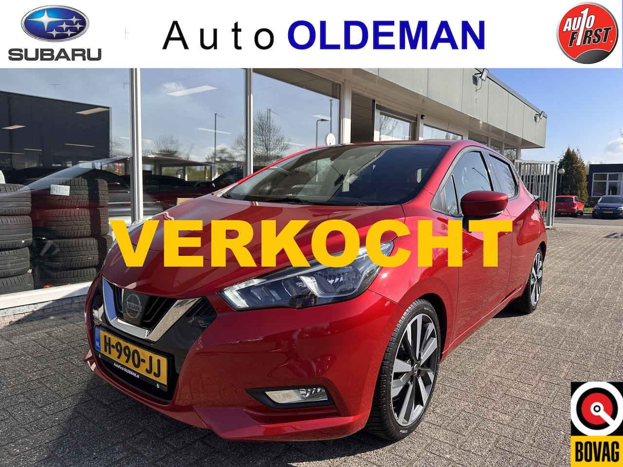 Nissan Micra - 1.0 DIG-T Tekna 117PK! BOSE,CLIMA,NAVI,CARPLAY - AutoWereld.nl