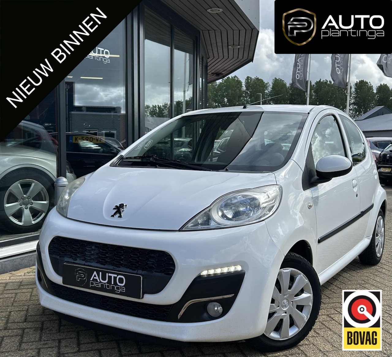Peugeot 107 - 1.0 Active | Dealeronderhouden | NL AUTO | 2e Eigenaar | Airco  | 2 Sleutels | Led Dagrijv - AutoWereld.nl