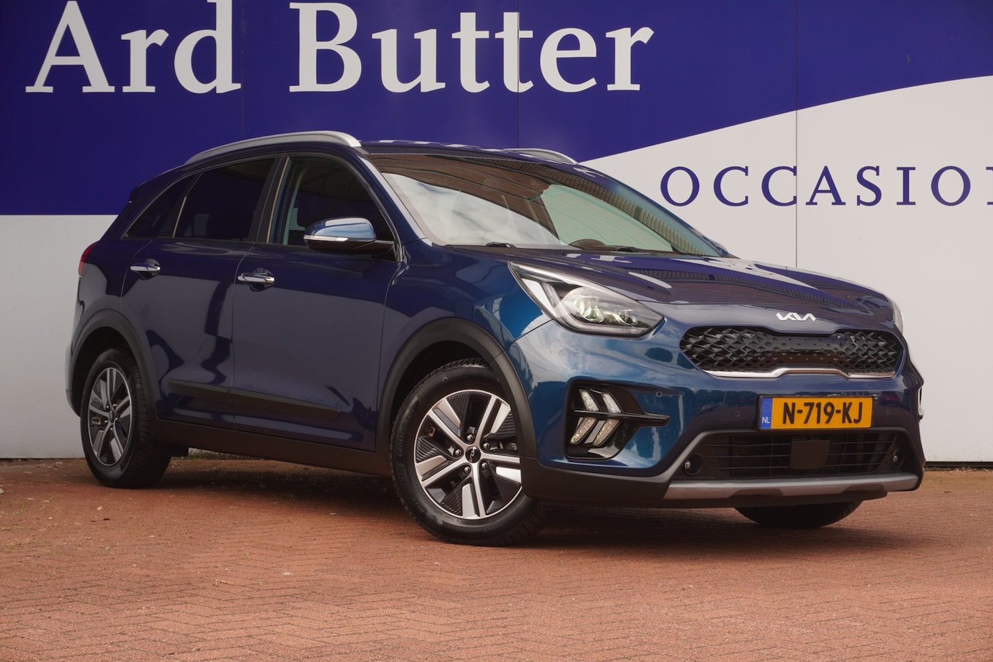 Kia Niro - 1.6 GDi Hybrid DynamicPlusLine+Led+Vitrual+Volleder+stoel&stuur-verw+camera+breed-navigati - AutoWereld.nl